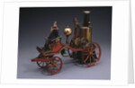 Horse-drawn live steam fire pumper by Anonymous