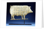 19th century pig weathervane by Anonymous