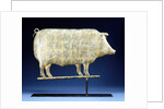 19th century pig weathervane by Anonymous