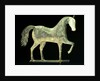 A molded copper and cast zinc horse weathervane by Anonymous