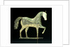 A molded copper and cast zinc horse weathervane by Anonymous
