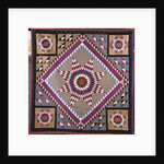 A rising star design coverlet by Anonymous