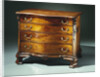 A Chippendale carved and veneered mahogany dressing bureau by Anonymous