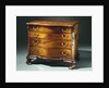 A Chippendale carved and veneered mahogany dressing bureau by Anonymous