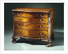 A Chippendale carved and veneered mahogany dressing bureau by Anonymous