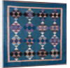 An Amish bird in flight design coverlet by Anonymous