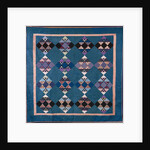 An Amish bird in flight design coverlet by Anonymous