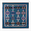 An Amish bird in flight design coverlet by Anonymous