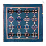 An Amish bird in flight design coverlet by Anonymous