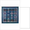 An Amish bird in flight design coverlet by Anonymous