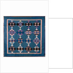 An Amish bird in flight design coverlet by Anonymous