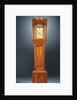 A rare federal inlaid cherrywood tall-case clock by Anonymous