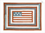 American pieced cotton coverlet by Anonymous