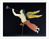 A sheet metal Angel Gabriel weathervane by Anonymous