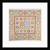 American pieced and appliqued cotton quilted coverlet by Anonymous