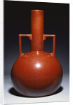 A large stoneware vase designed by Dr Christopher Dresser