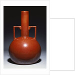 A large stoneware vase designed by Dr Christopher Dresser