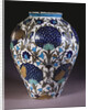 A glazed earthenware 'Persian' vase by William de Morgan