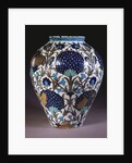 A glazed earthenware 'Persian' vase by William de Morgan