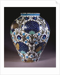 A glazed earthenware 'Persian' vase by William de Morgan