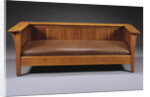 L. & J.G. Stickley Company oak 'Prairie' settle by Anonymous