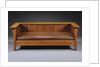 L. & J.G. Stickley Company oak 'Prairie' settle by Anonymous