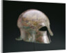 A Greek bronze Corinthian helmet by Anonymous
