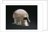 A Greek bronze Corinthian helmet by Anonymous