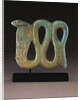 An Egyptian pale-blue faience plaque of a cobra, Dynasty XXVI-XXX, 664-30 B.C by Anonymous
