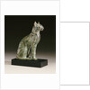 An Egyptian bronze figure of a cat by Anonymous