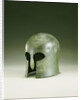 A Greek bronze Corinthian helmet by Anonymous