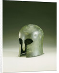 A Greek bronze Corinthian helmet by Anonymous
