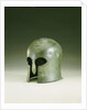 A Greek bronze Corinthian helmet by Anonymous