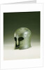 A Greek bronze Corinthian helmet by Anonymous