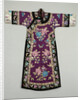 A purple ground Silk embroidered lady's informal robe by Anonymous
