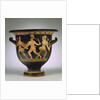 An Apulian red-figure bell krater depicting an Amazonomachy by Anonymous