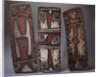 Three Mountain Ok shields of rectangular form by Anonymous