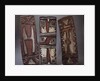 Three Mountain Ok shields of rectangular form by Anonymous