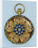 A Swiss gold, enamel and jewelled hunter-cased Jacquemart repeating watch by Anonymous