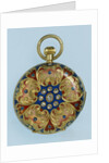 A Swiss gold, enamel and jewelled hunter-cased Jacquemart repeating watch by Anonymous