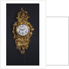 A bronze gilded clock, cartel Louis XV, St. Germain by Anonymous