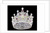 An extraordinary coloured diamond, diamond, natural pearl and ruby crown, mounted in platinum by Anonymous