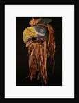 A Kwakiutl Thunderbird Mask of red cedar by Anonymous