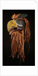 A Kwakiutl Thunderbird Mask of red cedar by Anonymous