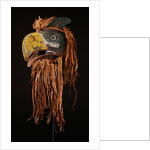 A Kwakiutl Thunderbird Mask of red cedar by Anonymous