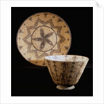 An Apache coiled tray and bowl by Anonymous