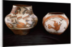 Two Zia polychrome jars by Anonymous