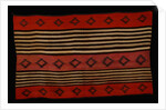 A transitional Navajo woman's blanket by Anonymous