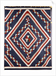 A Navajo Germantown Blanket by Anonymous