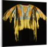 A Southern Cheyenne quilled and fringed hide warrior's shirt by Anonymous